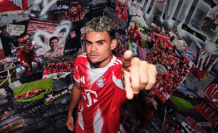 Luis Díaz fue presentado en las redes sociales, como nuevo jugador del Bayern Múnich, procedente del Liverpool de Inglaterra.