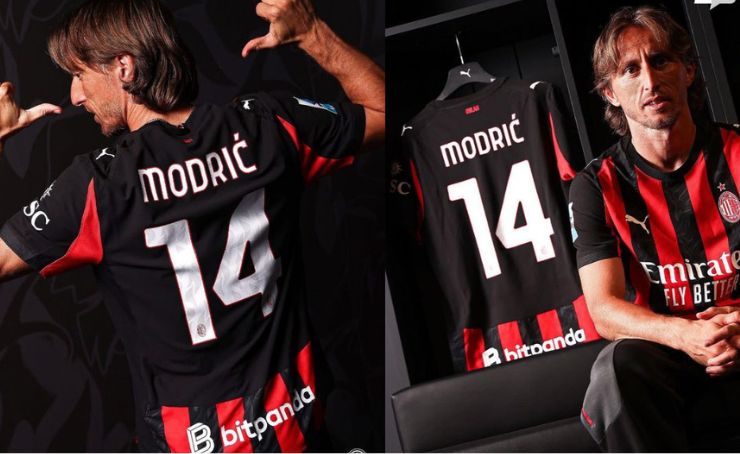 Luka Modrić fue presentado oficialmente como nuevo jugador del AC Milan, luego de anunciar que se iba del Real Madrid luego del Mundial de Clubes.
