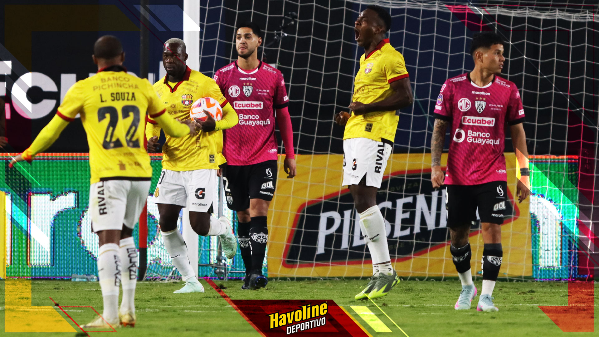 Jhonny Quiñónez le dio el empate a Barcelona SC en su visita a IDV en Chillo Jijón