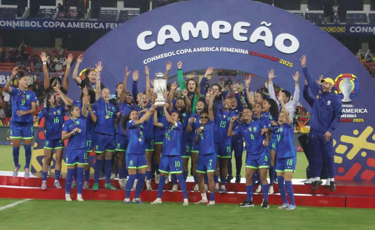 Brasil venció a Colombia en la tanda de penales, y se quedó con el título de la Copa América Femenina 2025, disputado en Ecuador.