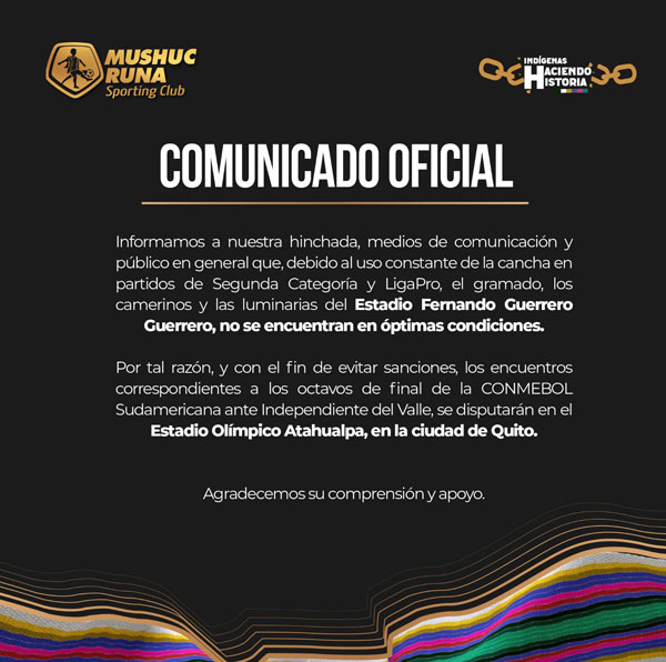 Comunicado Mushuc Runa