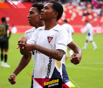 Bryan Ramírez le dio el empate a Liga de Quito sobre la hora ante el Manta