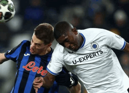 Brujas con Joel Ordóñez cayó ante Atalanta en la UEFA Champions League