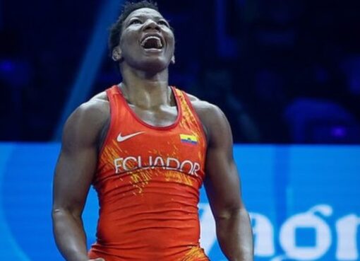 Génesis Reasco se convirtió en campeona mundial de lucha libre en la categoría de 76 kilogramos