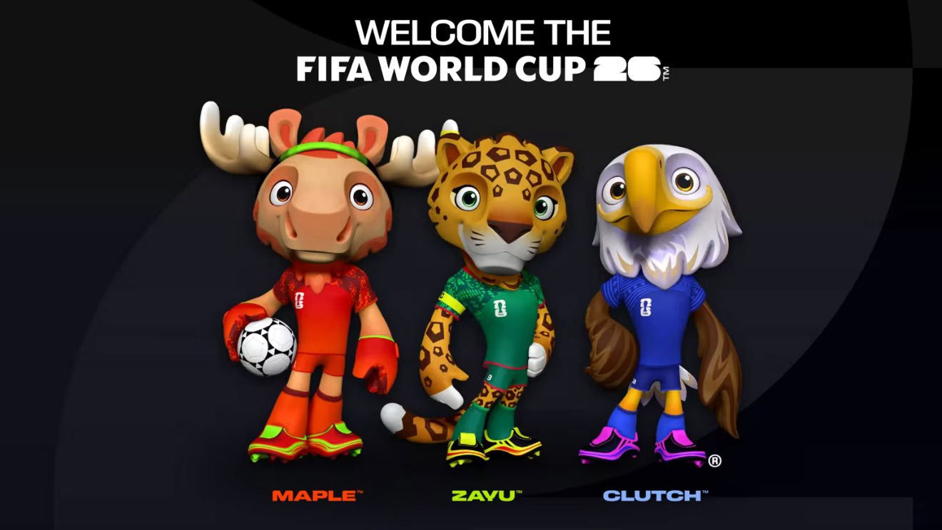 FIFA presentó a Maple, Zayu y Clutch como las mascotas oficiales del Mundial 2026