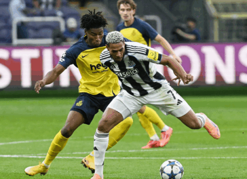 Newcastle goleó al Union Saint Gilloise de Kevin Rodríguez