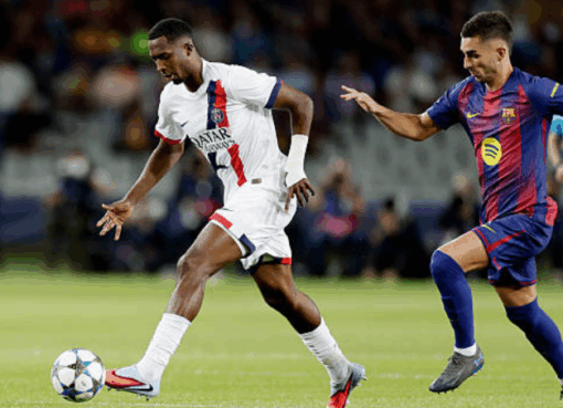 PSG de Willian Pacho derrotó al FC Barcelona de visitante por la Champions League