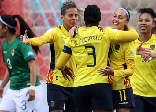 Ecuador goleó a Bolivia en su estreno en la Liga de Naciones Femenina