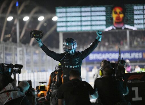 George Russell ganó el Gran Premio de Singapur de la Fórmula 1