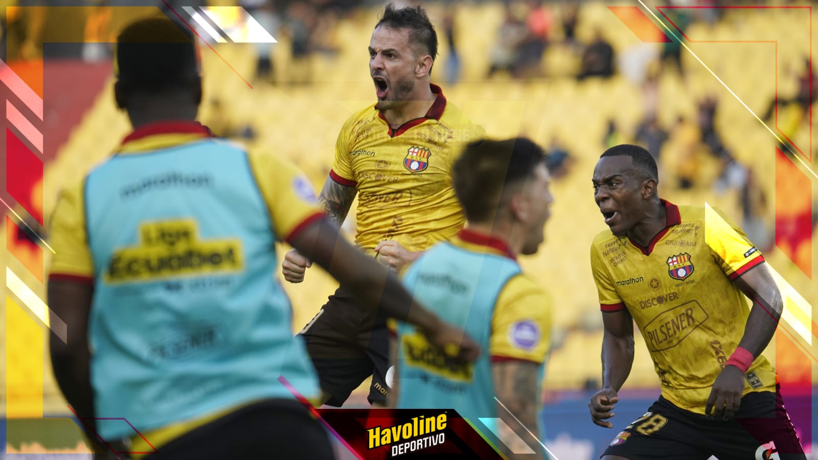 Octavio Rivero se encontró con el gol en Barcelona, para darle la ventaja parcial sobre Liga de Quito.