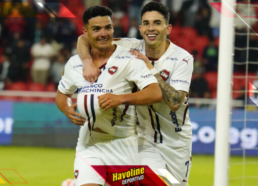 Alexander Alvarado volvió a marcar con Liga y lo hizo en el triunfo 3-1 ante Libertad, el partido más largo del año.