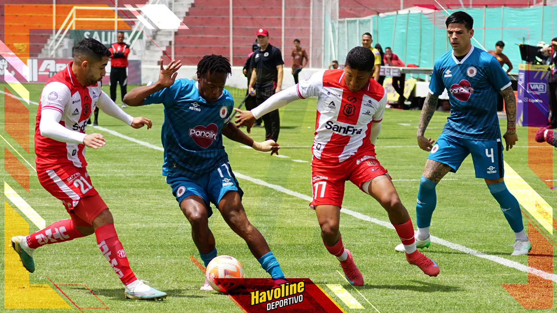Técnico Universitario y Vinotinto no pasaron del empate en el Bellavista de Ambato.