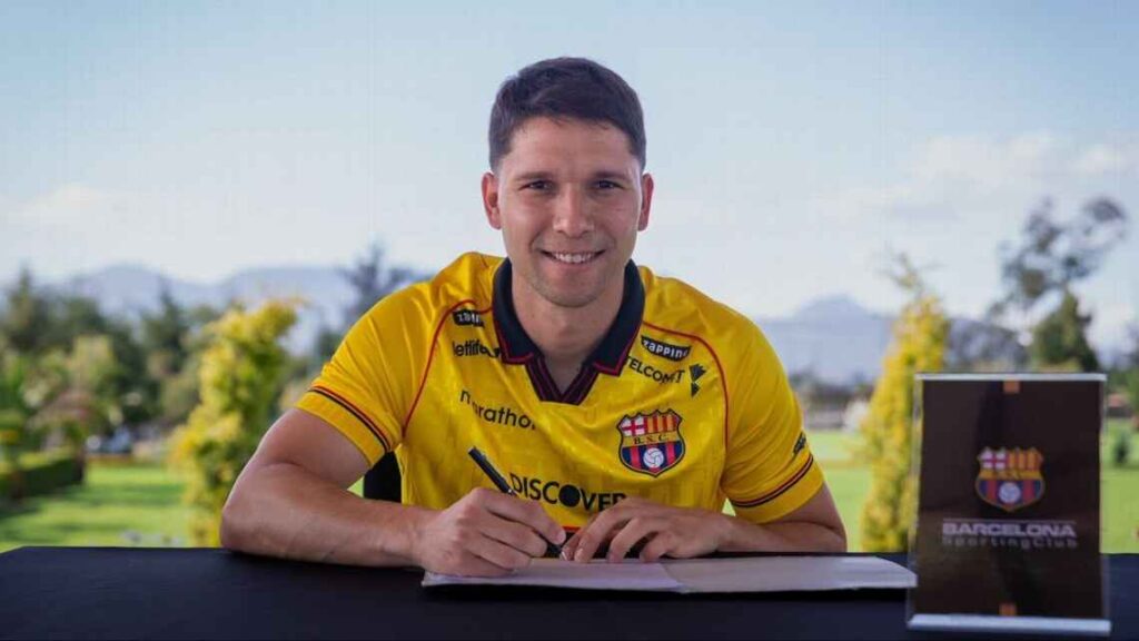 Barcelona SC Anuncia Su Nuevo Refuerzo Para La Temporada 2026 Tomas Martinez Nuevo Jugador De Barcelona Sc 1024x576 